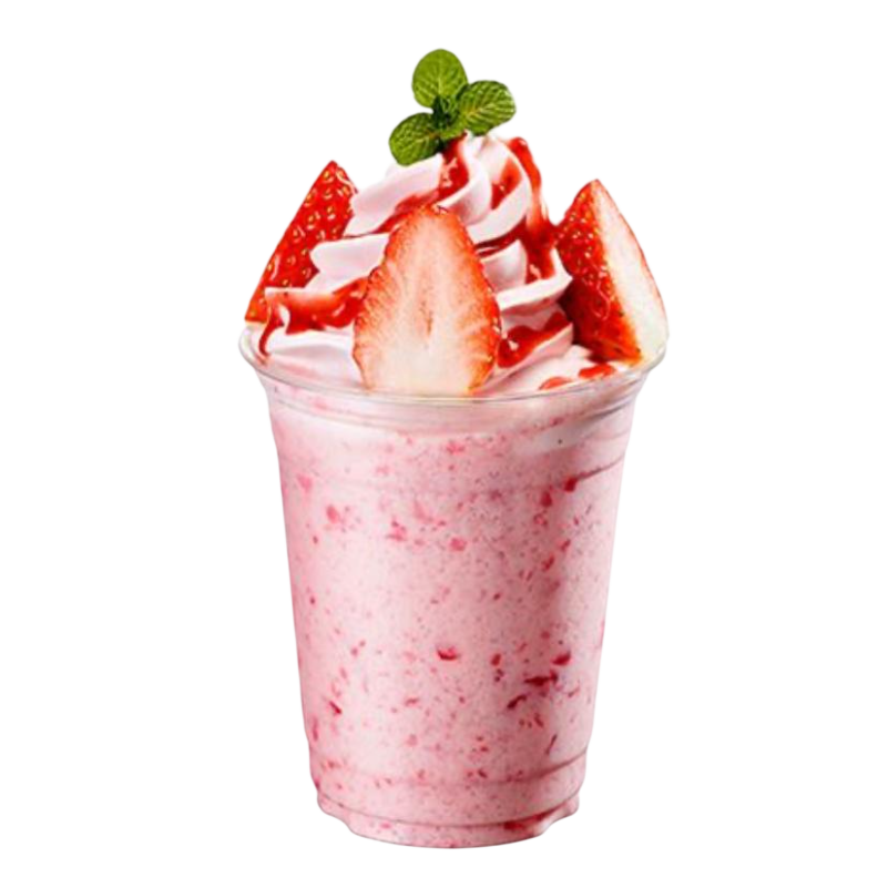 çilekli milkshake
